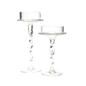 TWISTED PILLAR CANDLE HOLDER