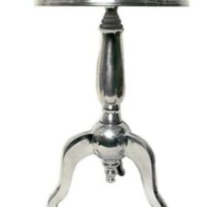SIDE TABLE VINTAGE SILVER