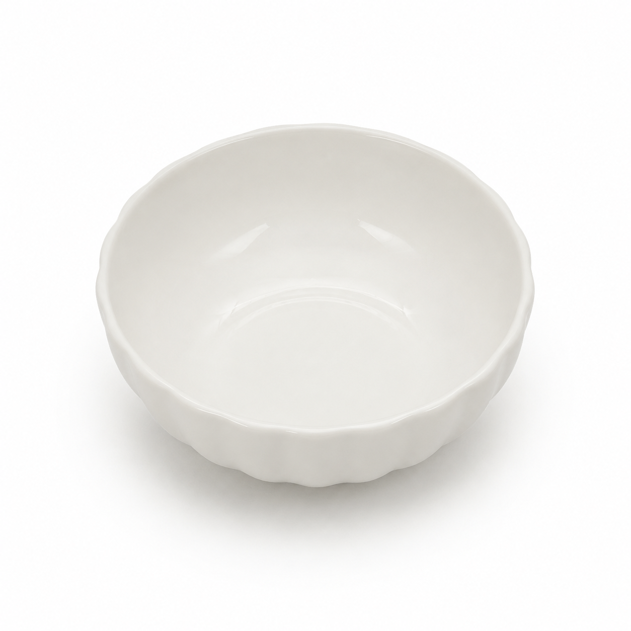 scalloped bowl