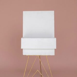 White Welcome Flower Box